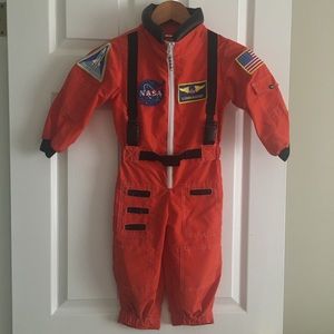 NASA Aeromax Orange Astronaut Jumpsuit Costume